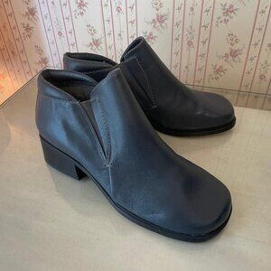 Spring Step Lexi Slip On Mules Shoes Women's 7.5 W - Blue